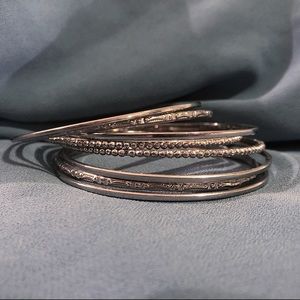 SILVER PLATED BANGLES
